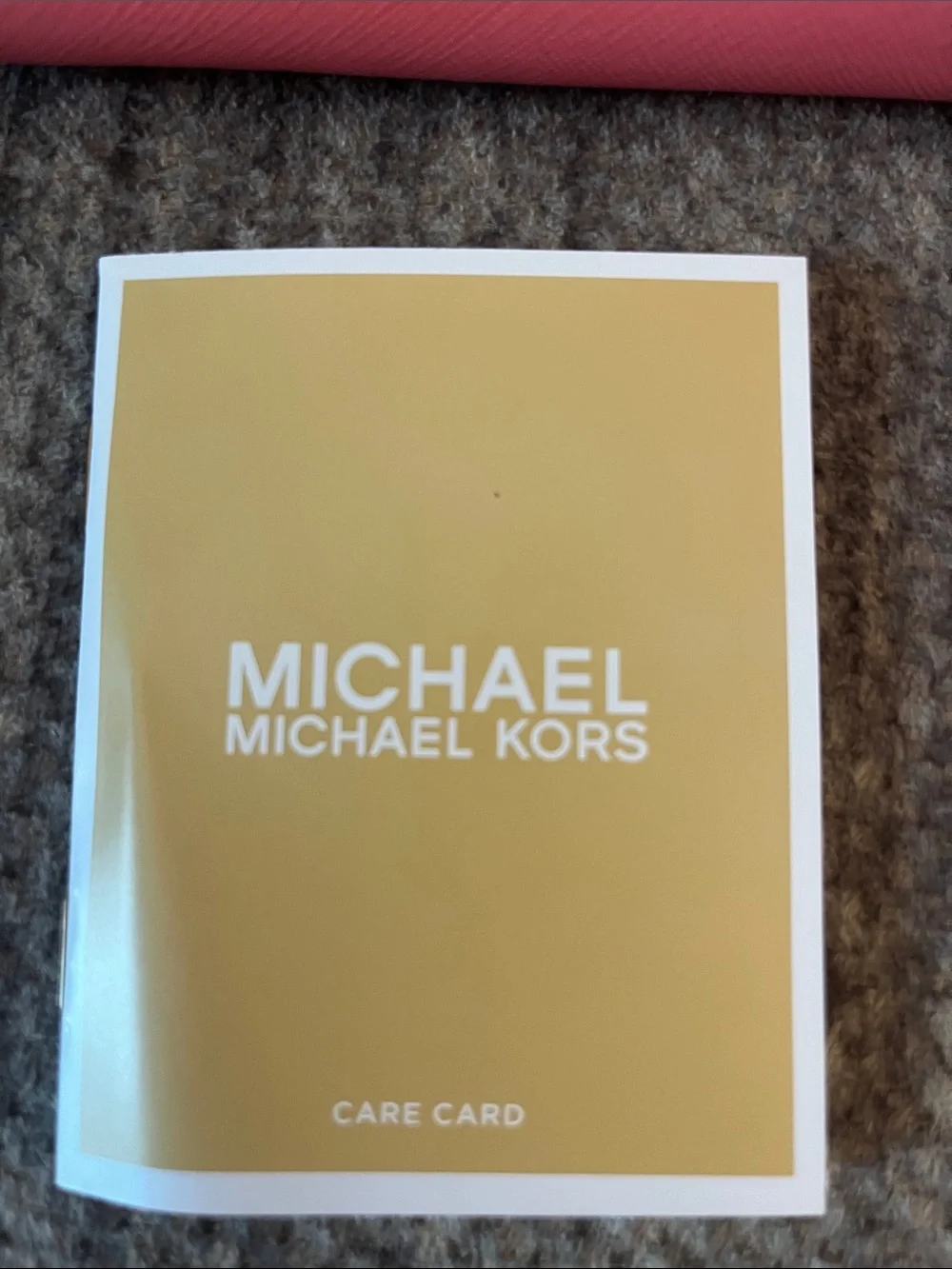 NWT Michael Kors Carmen Large Non-Leather Vegan Belted Tote Tea Rose